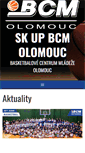 Mobile Screenshot of bcmolomouc.cz